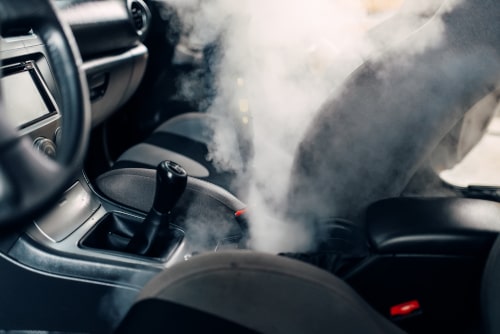 Binnenkant van de auto reinigen 1 min